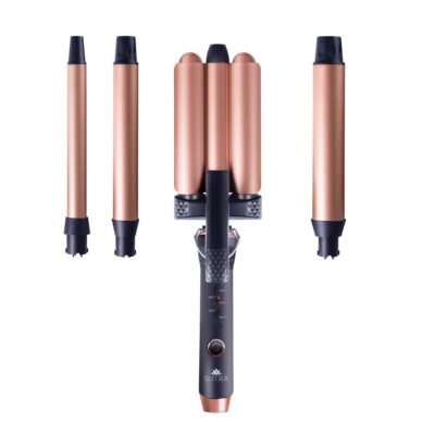 4-IN-1 Interchangeable Clipless Curler Set